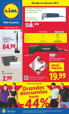 Folleto promocional de Lidl válido desde el 12/01/2026