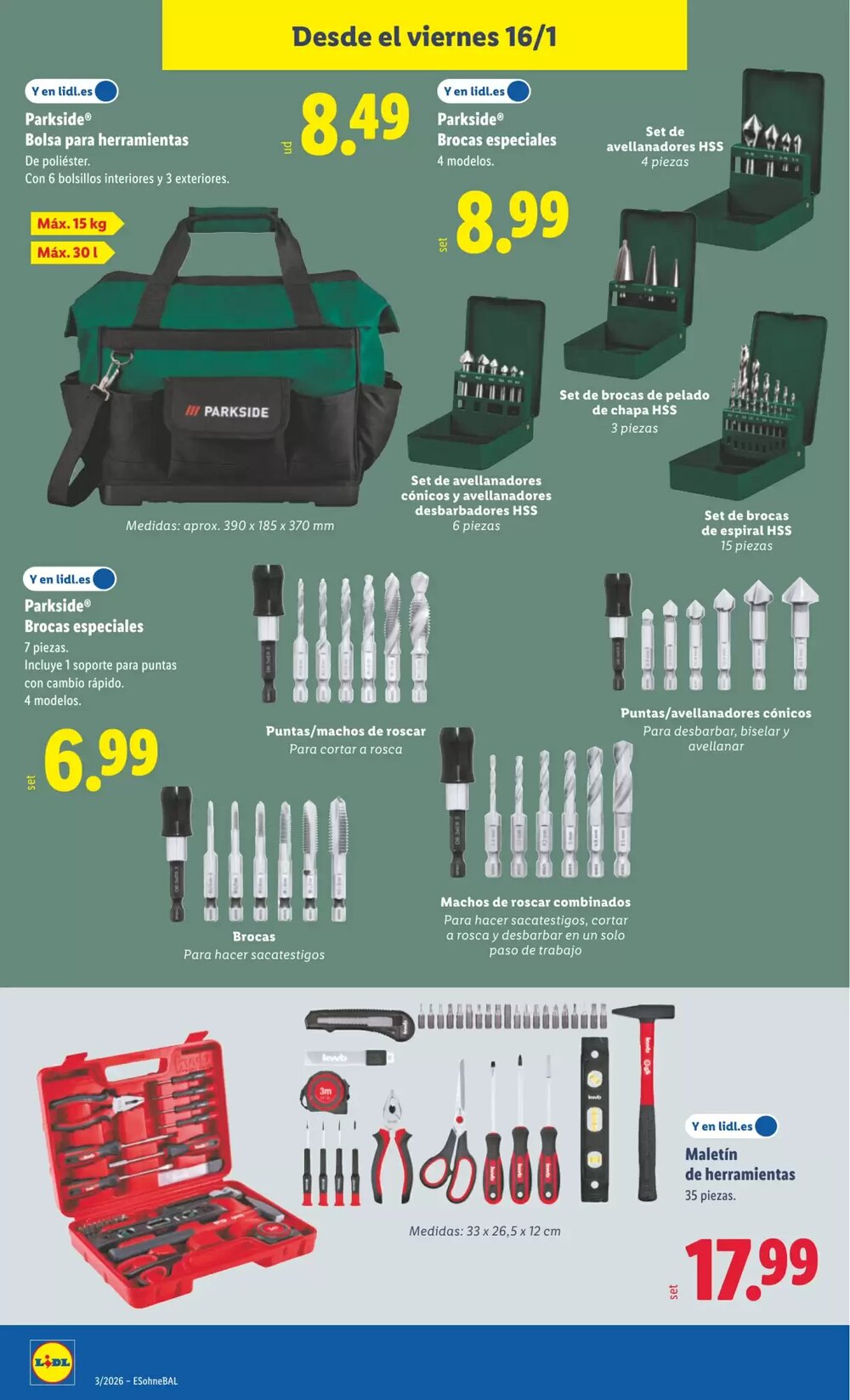 Folleto promocional de Lidl válido desde el 12/01/2026 - Página 20.