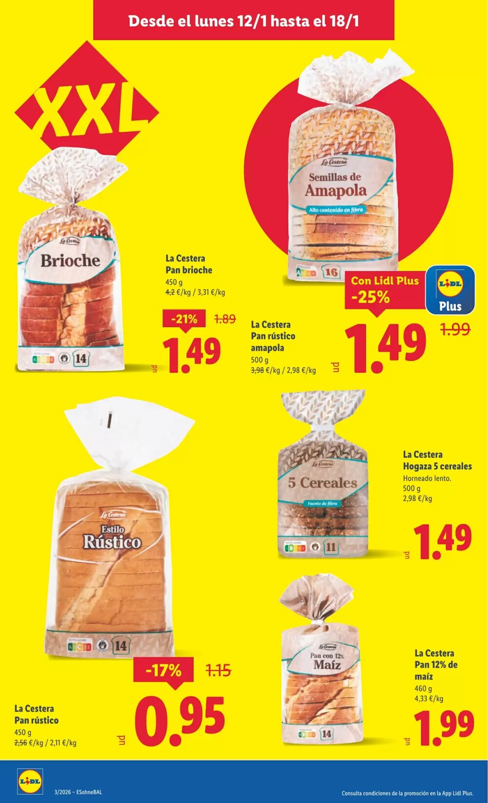Folleto promocional de Lidl válido desde el 12/01/2026 - Página 12.