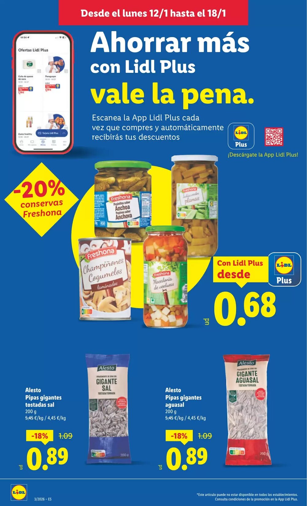 Folleto promocional de Lidl válido desde el 12/01/2026 - Página 16.