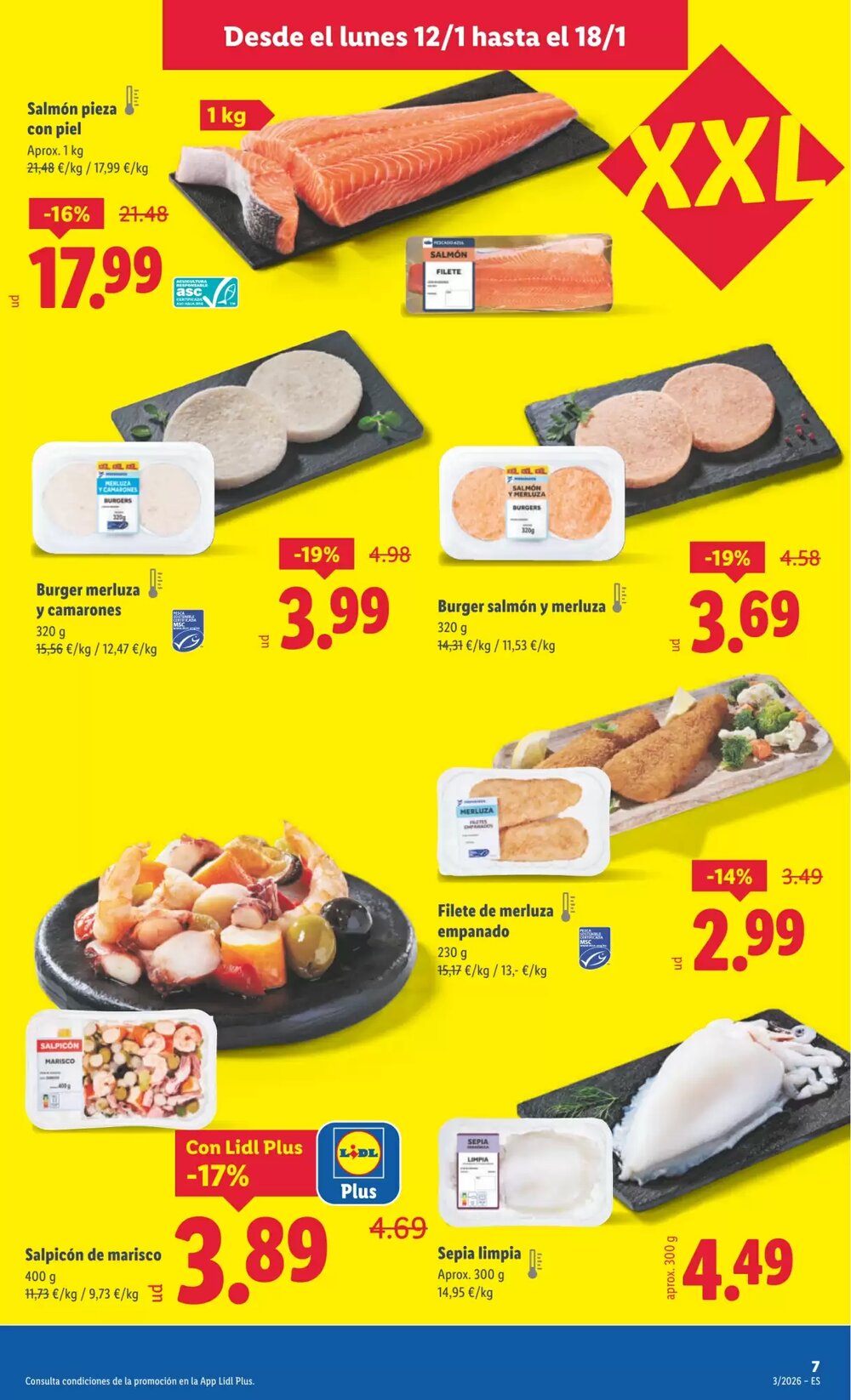 Folleto promocional de Lidl válido desde el 12/01/2026 - Página 7.