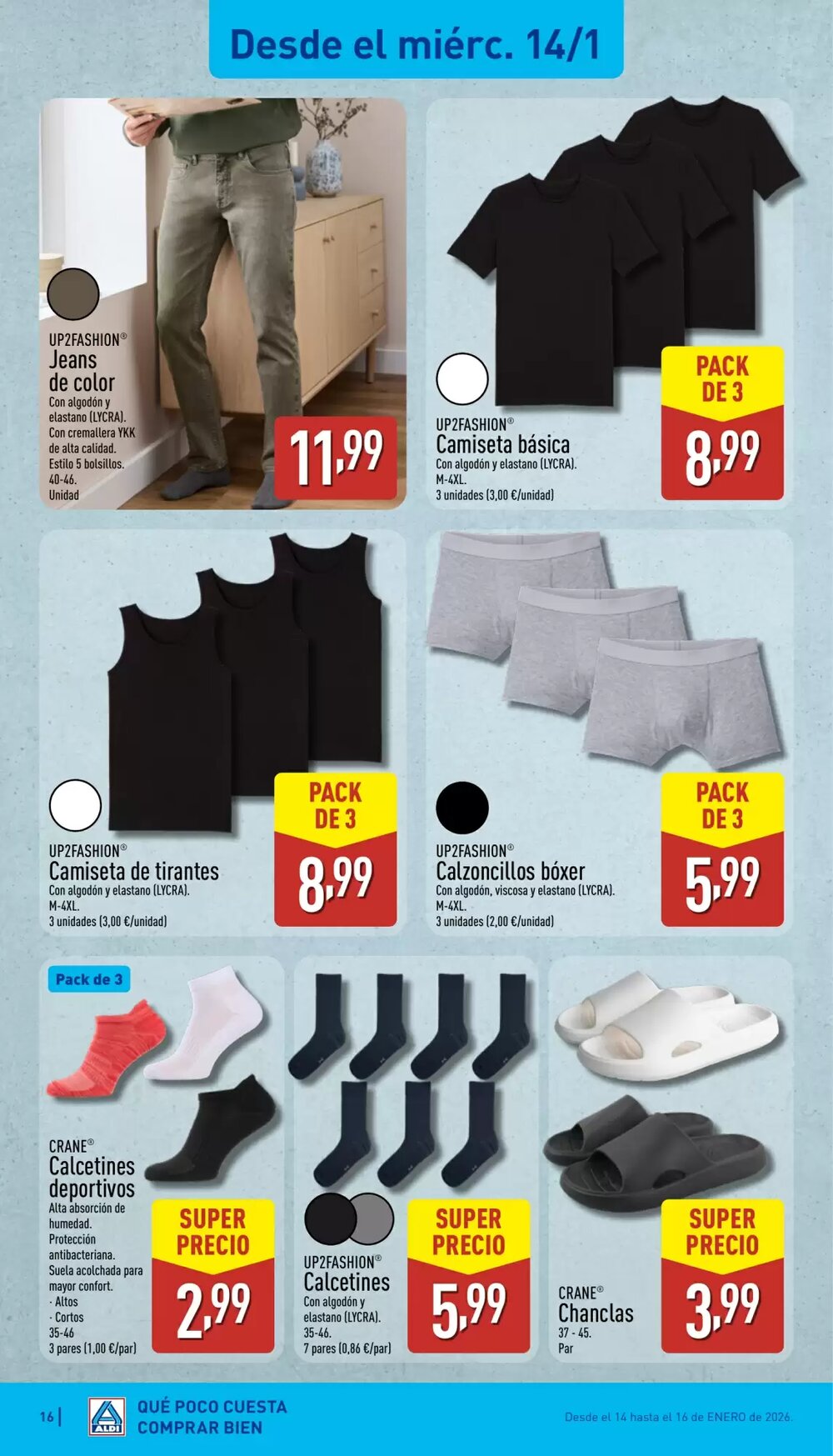 Folleto promocional de ALDI válido desde el 12/01/2026 - Página 16.