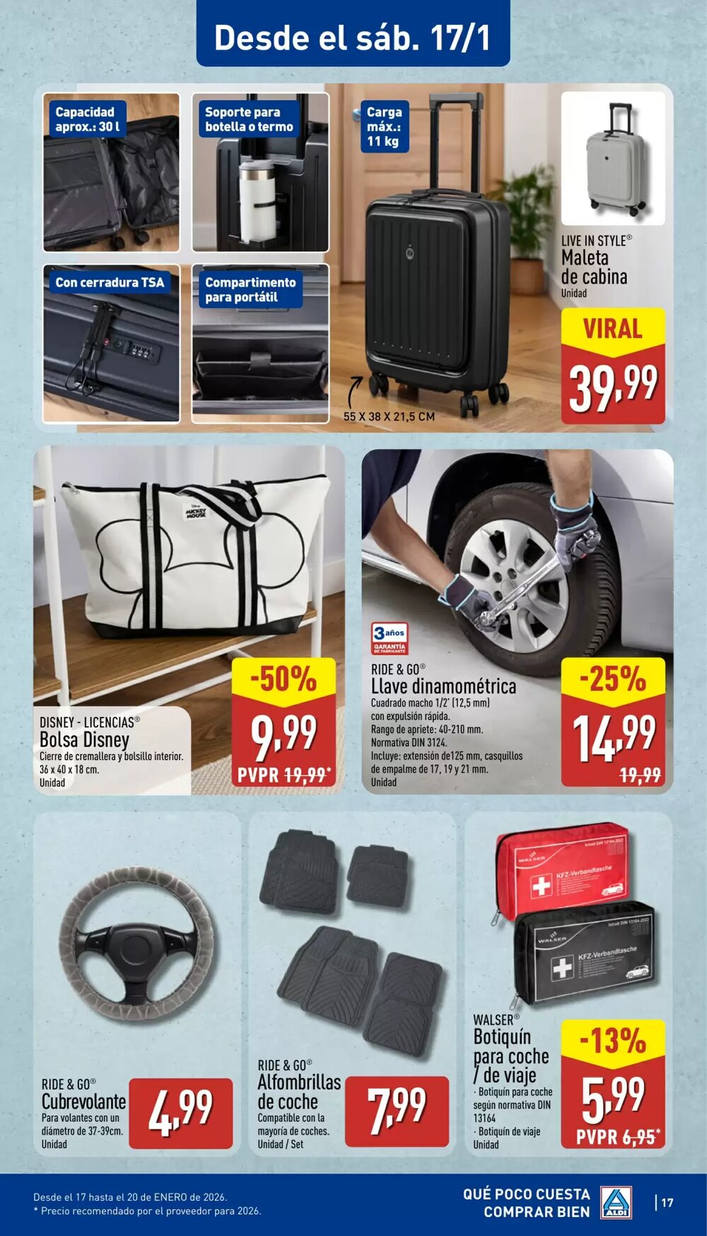 Folleto promocional de ALDI válido desde el 12/01/2026 - Página 17.