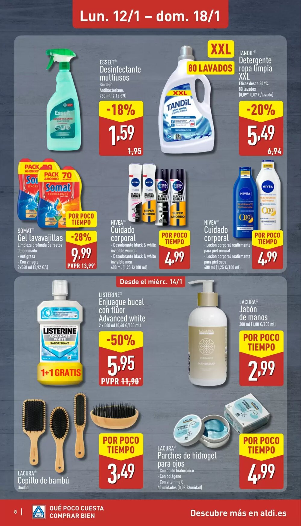 Folleto promocional de ALDI válido desde el 12/01/2026 - Página 8.
