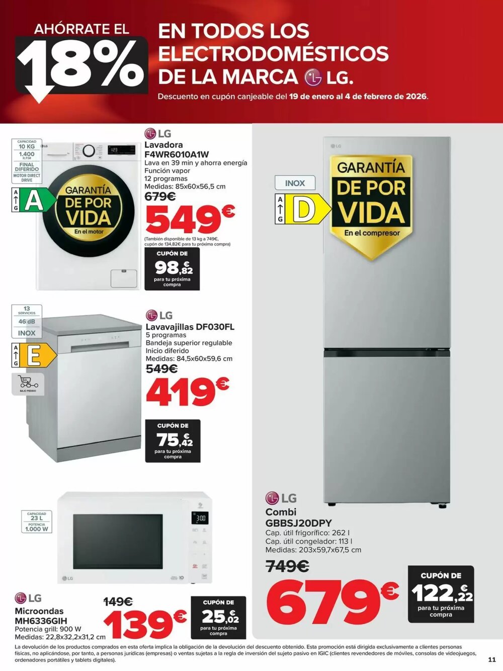 Folleto promocional de Carrefour válido desde el 12/01/2026 - Página 11.