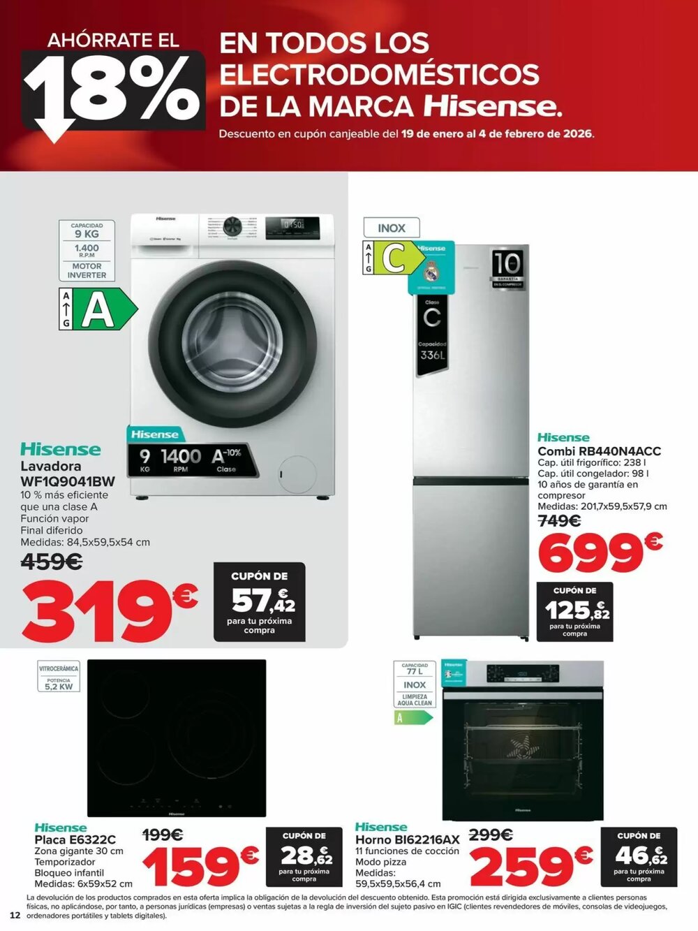 Folleto promocional de Carrefour válido desde el 12/01/2026 - Página 12.