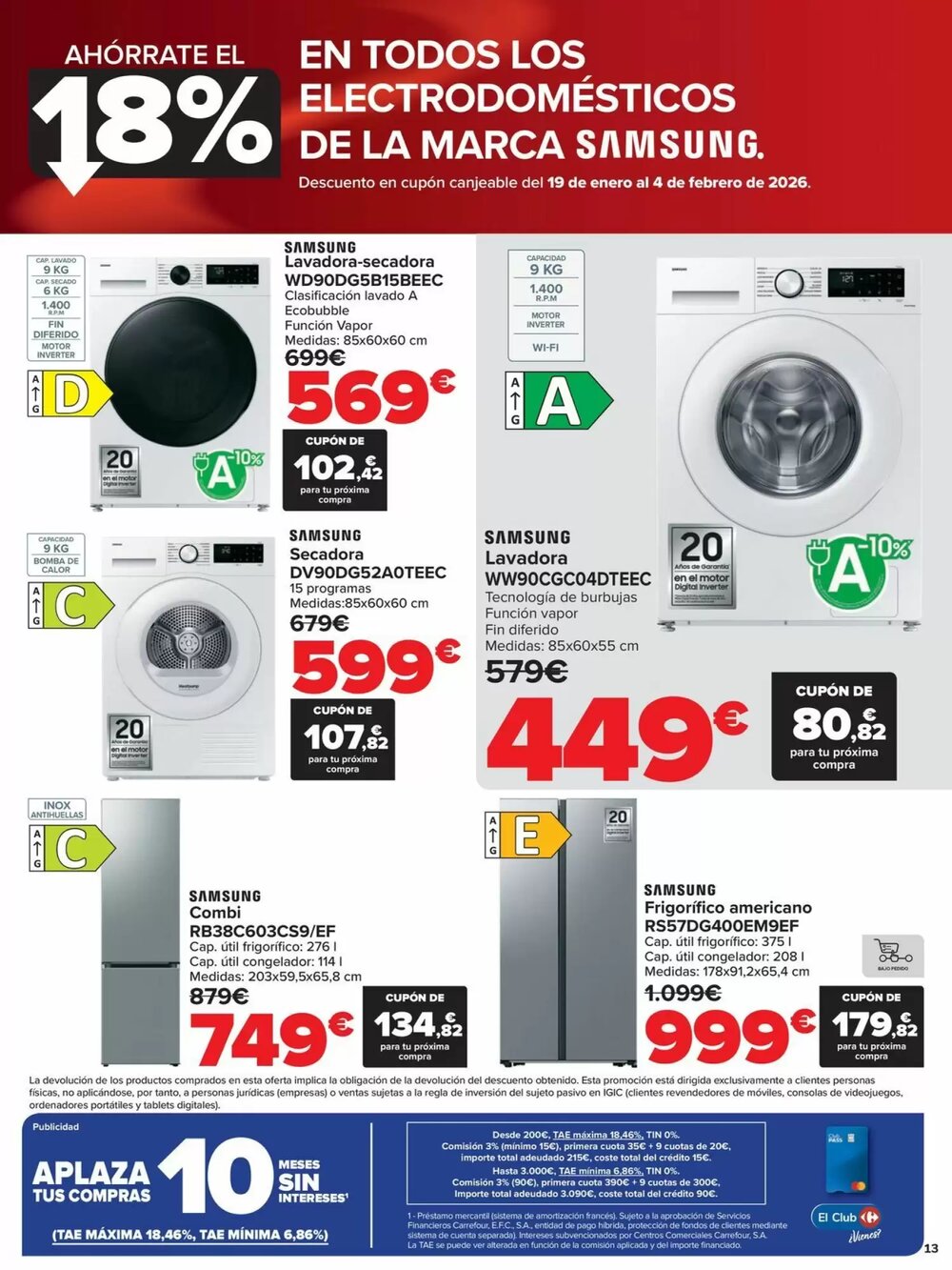 Folleto promocional de Carrefour válido desde el 12/01/2026 - Página 13.