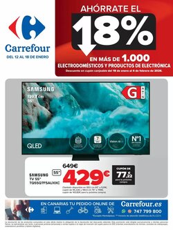 Folleto promocional de Carrefour válido desde el 12/01/2026