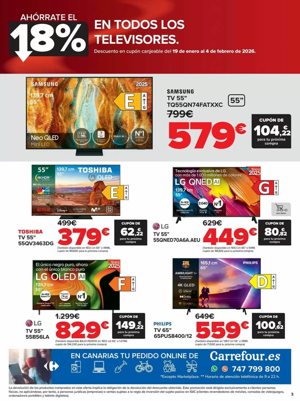 Folleto promocional de Carrefour válido desde el 12/01/2026 - Página 3.