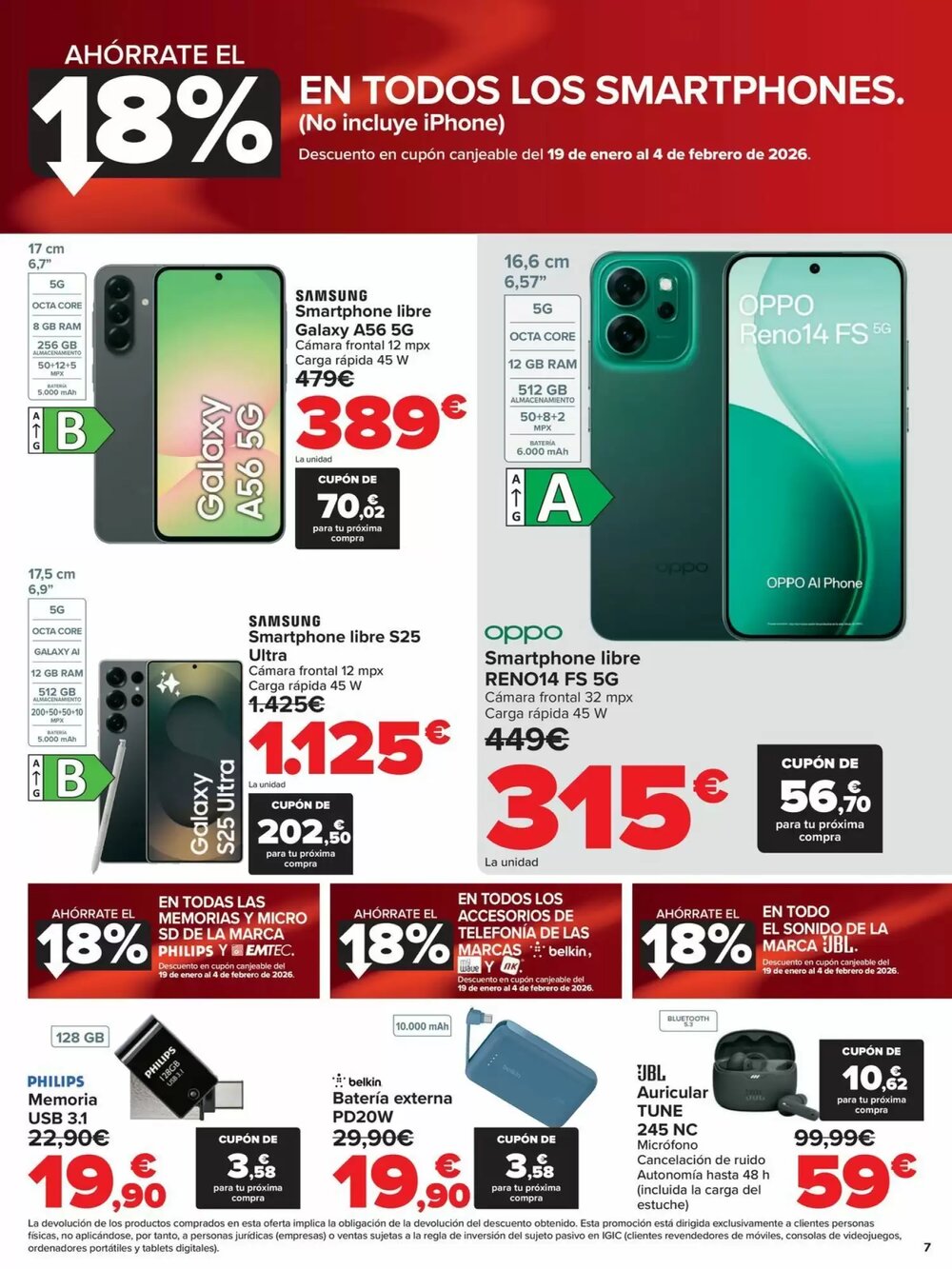 Folleto promocional de Carrefour válido desde el 12/01/2026 - Página 7.