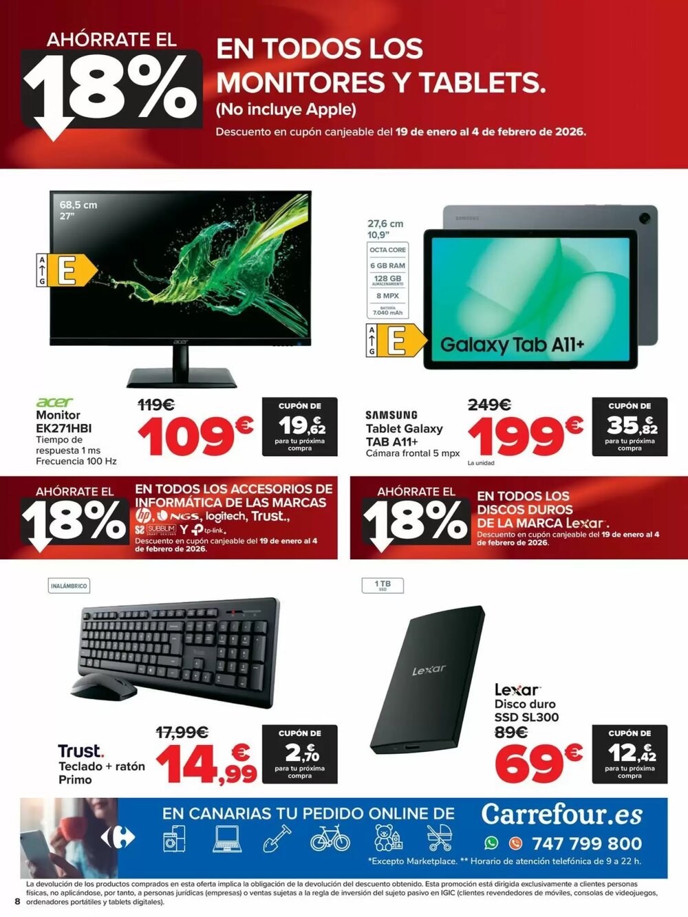 Folleto promocional de Carrefour válido desde el 12/01/2026 - Página 8.
