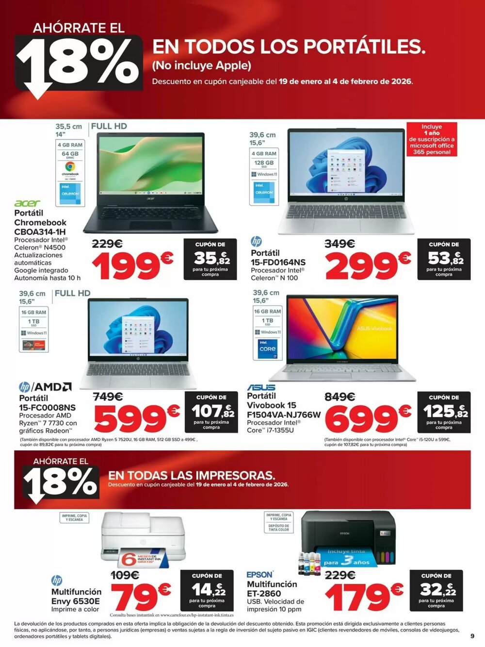 Folleto promocional de Carrefour válido desde el 12/01/2026 - Página 9.