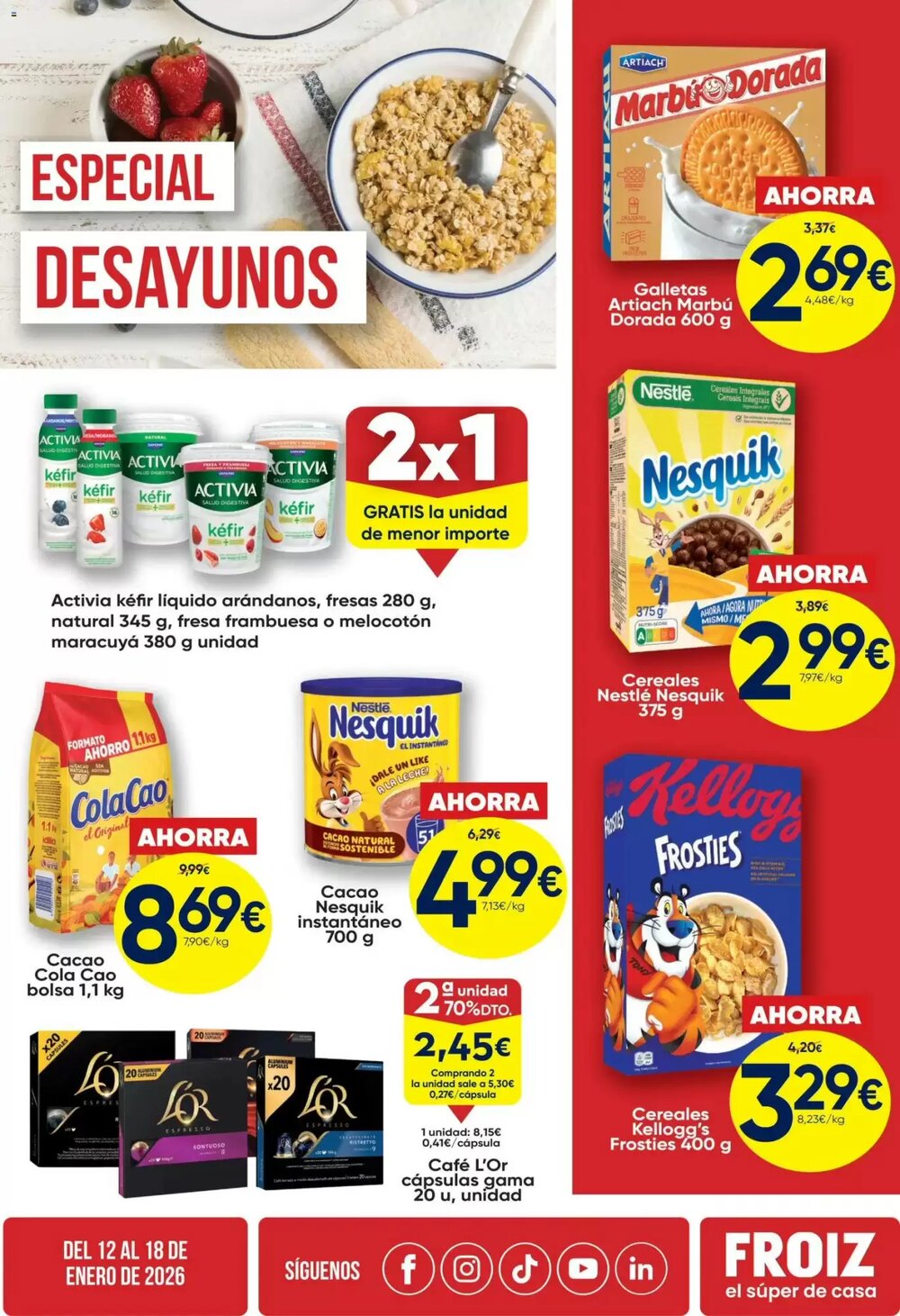 Folleto promocional de FROIZ válido desde el 12/01/2026 - Página 4.
