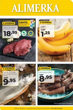 Folleto promocional de Alimerka válido desde el 12/01/2026