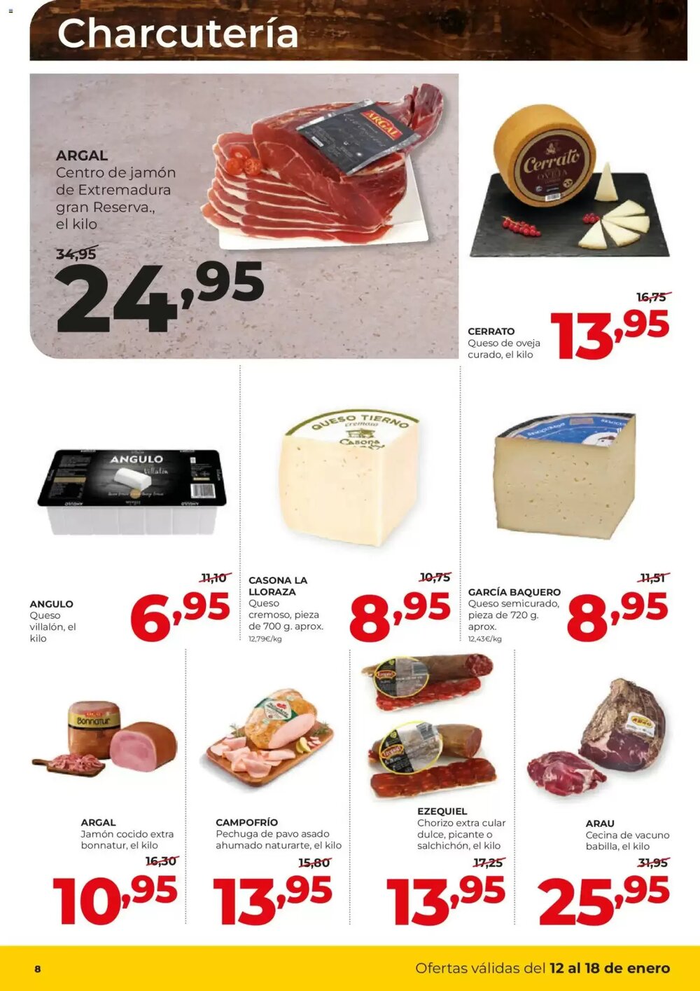 Folleto promocional de Alimerka válido desde el 12/01/2026 - Página 8.