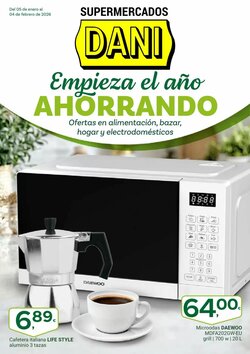 Folleto promocional de Supermercados Dani válido desde el 12/01/2026 - Página 1.