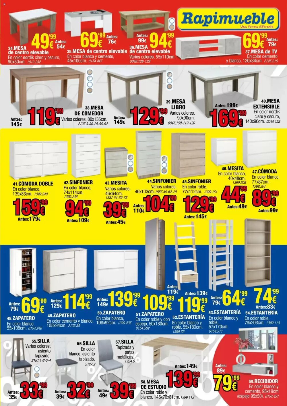 Folleto promocional de Rapimueble válido desde el 12/01/2026 - Página 7.