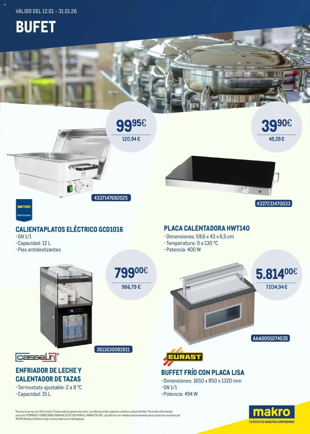 Folleto promocional de Makro válido desde el 12/01/2026 - Página 4.