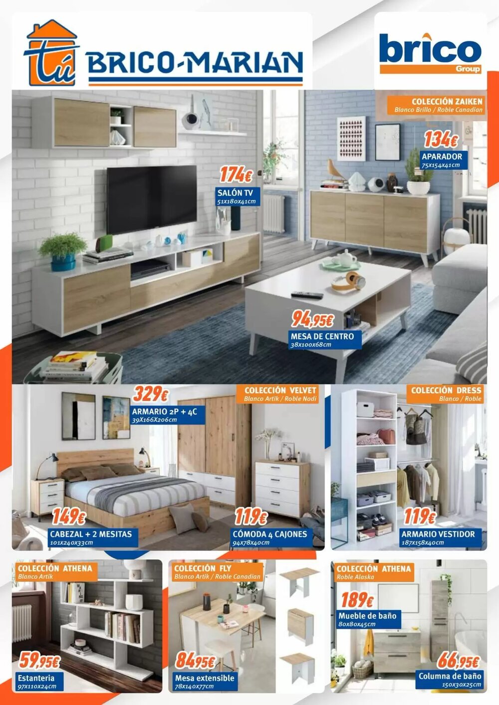 Folleto promocional de Tú Brico-Marian válido desde el 13/01/2026 - Página 1.