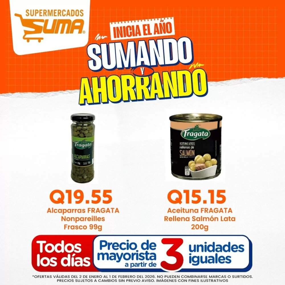 Folleto promocional de Suma Supermercados válido desde el 13/01/2026 - Página 2.