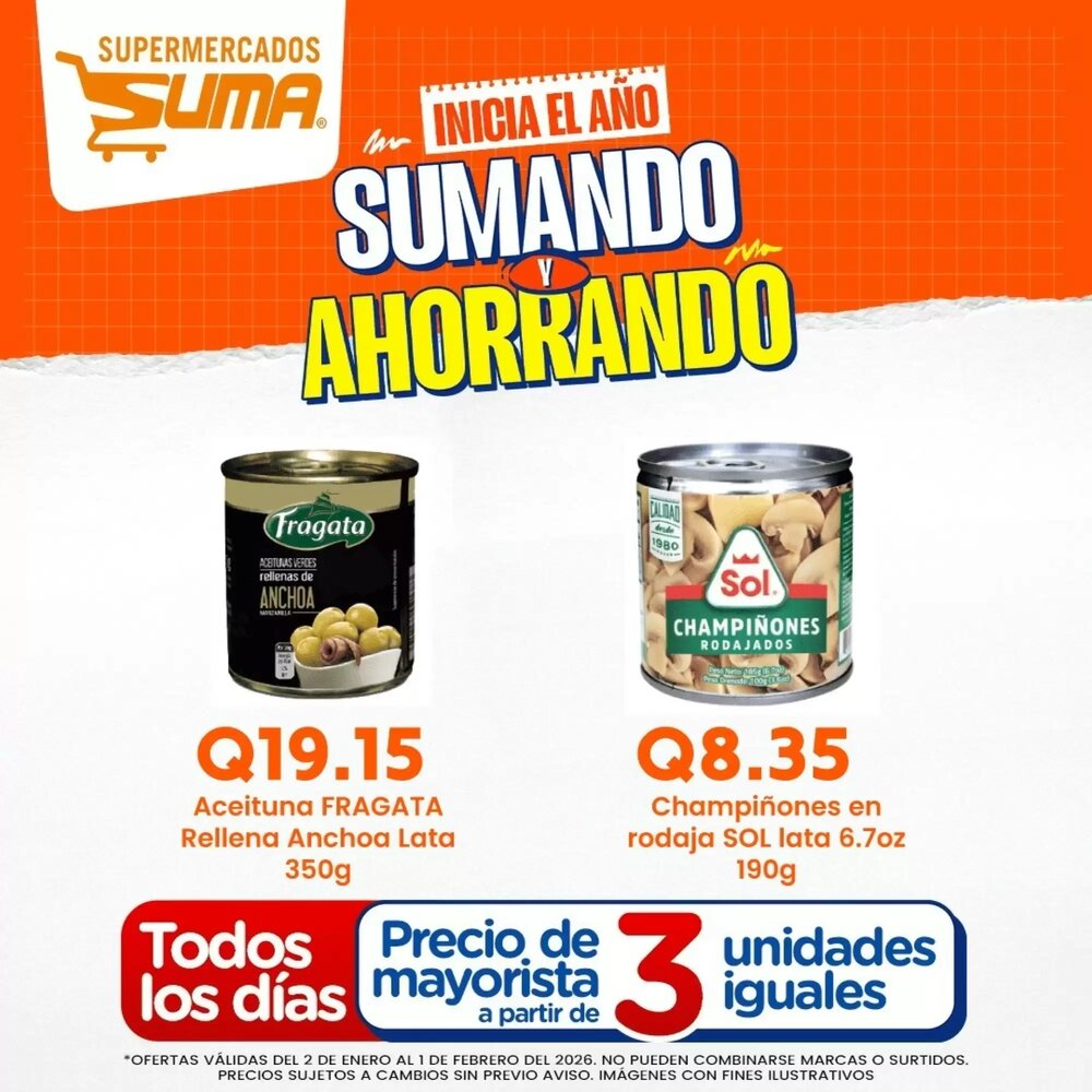 Folleto promocional de Suma Supermercados válido desde el 13/01/2026 - Página 3.