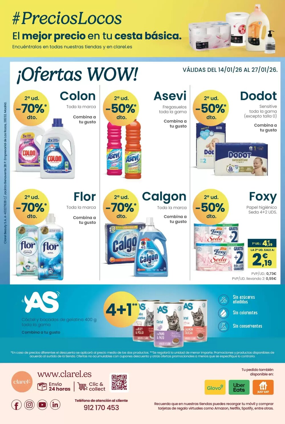 Folleto promocional de Clarel válido desde el 13/01/2026 - Página 12.