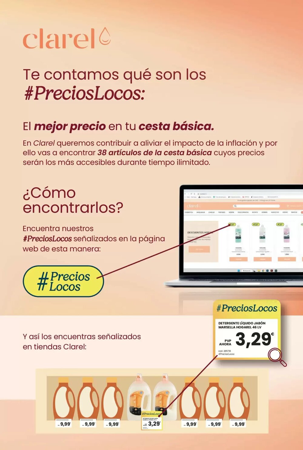 Folleto promocional de Clarel válido desde el 13/01/2026 - Página 9.