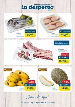 Folleto promocional de Supermercados La Despensa válido desde el 13/01/2026