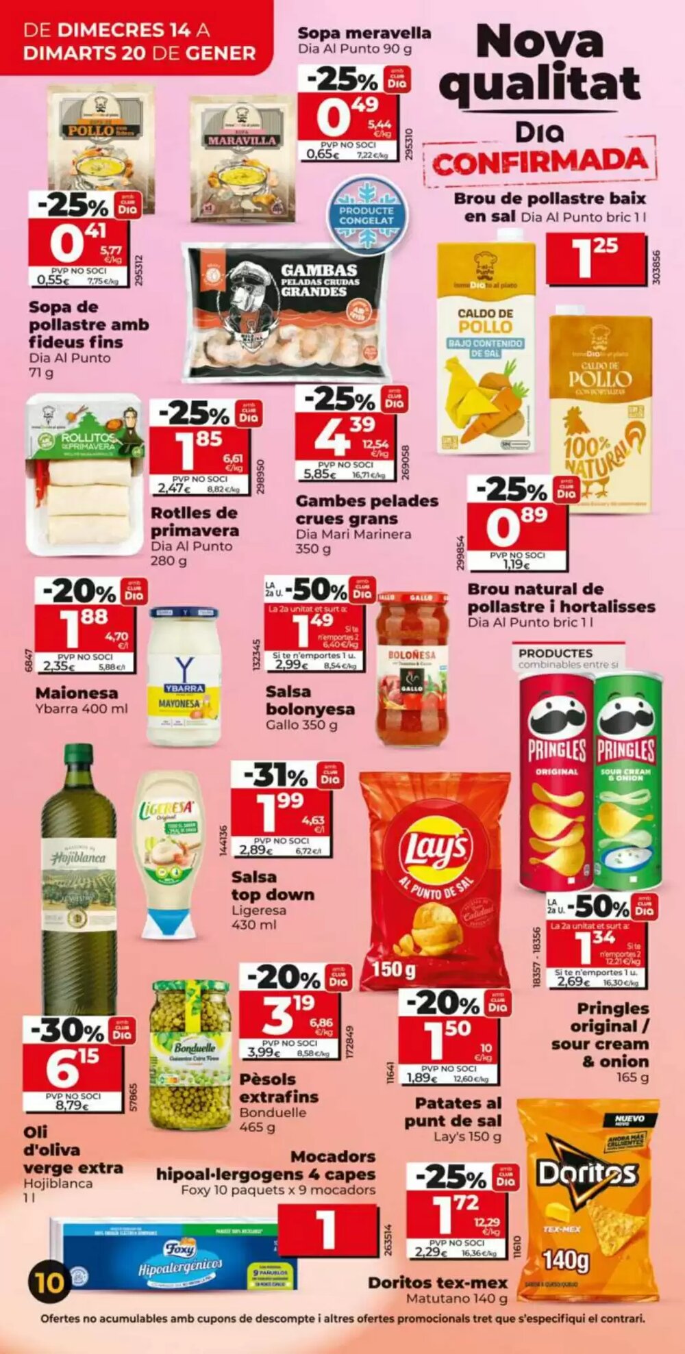 Folleto promocional de Dia válido desde el 14/01/2026 - Página 10.