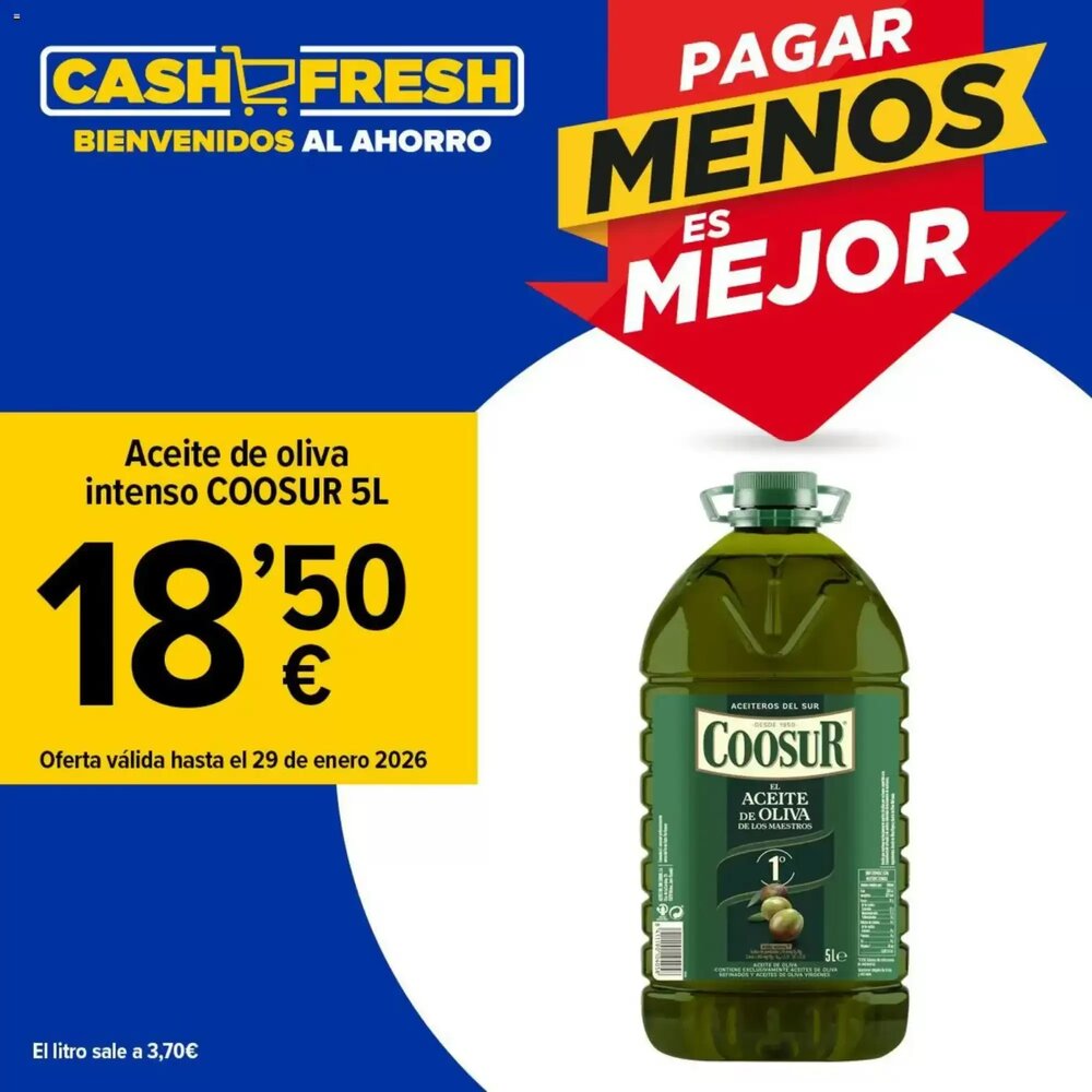 Folleto promocional de Cash Fresh válido desde el 14/01/2026 - Página 1.