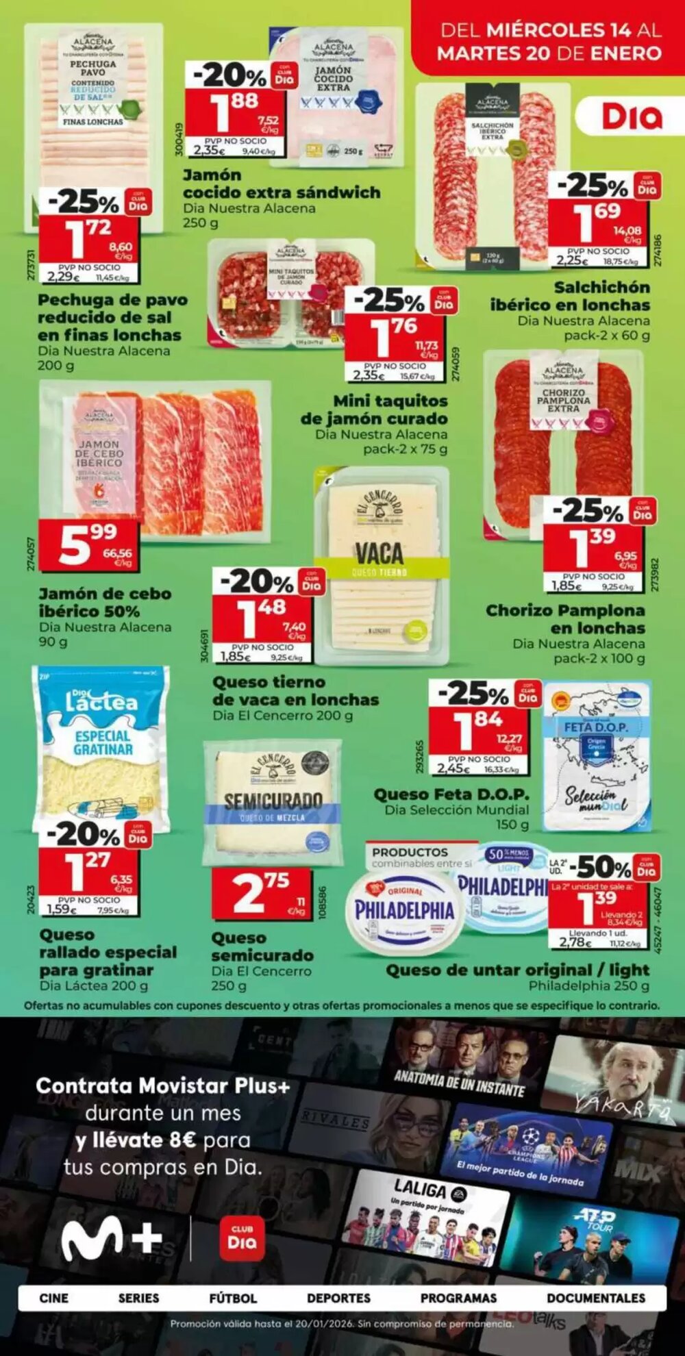 Folleto promocional de Dia válido desde el 14/01/2026 - Página 7.