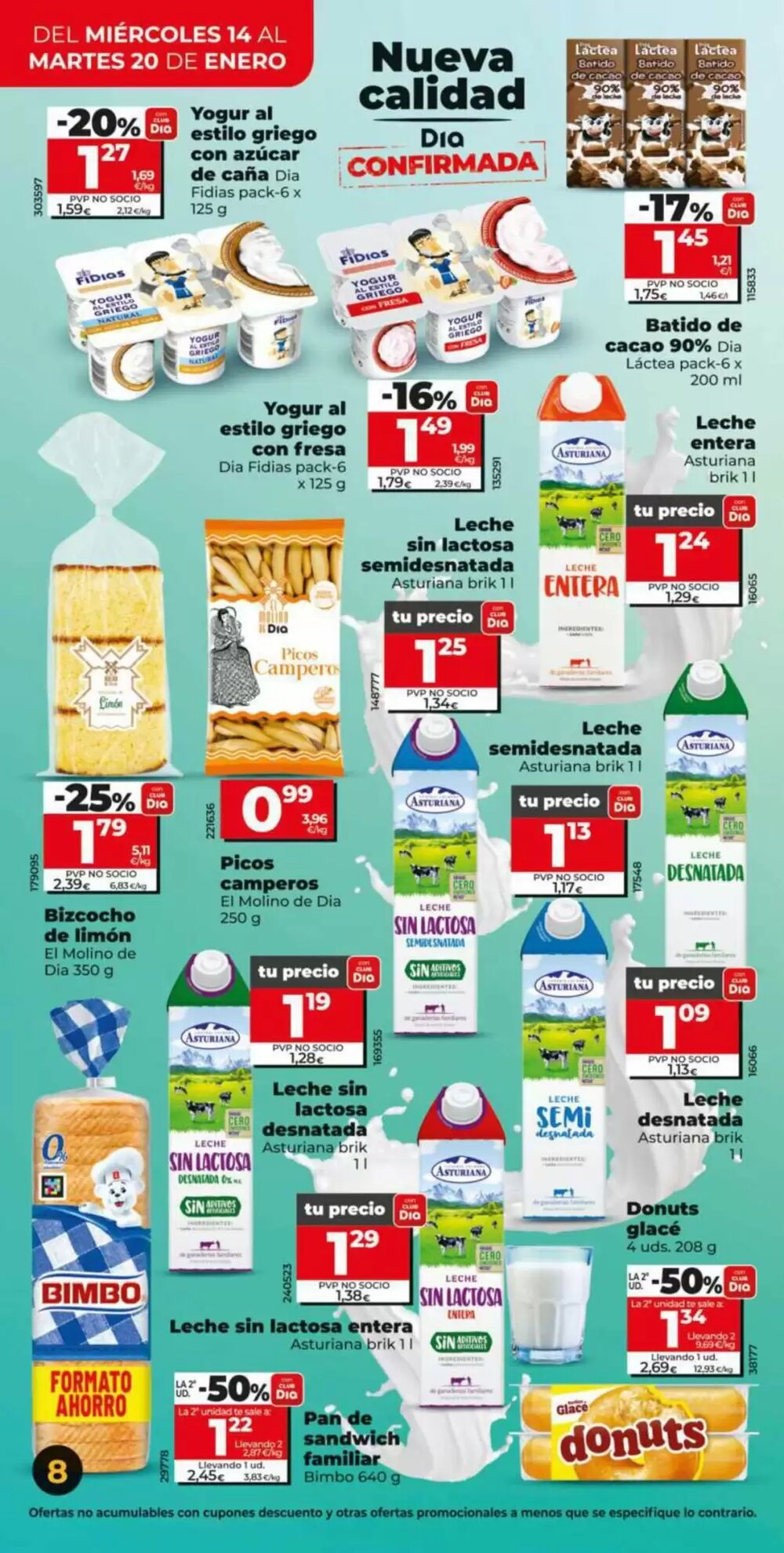 Folleto promocional de Dia válido desde el 14/01/2026 - Página 8.
