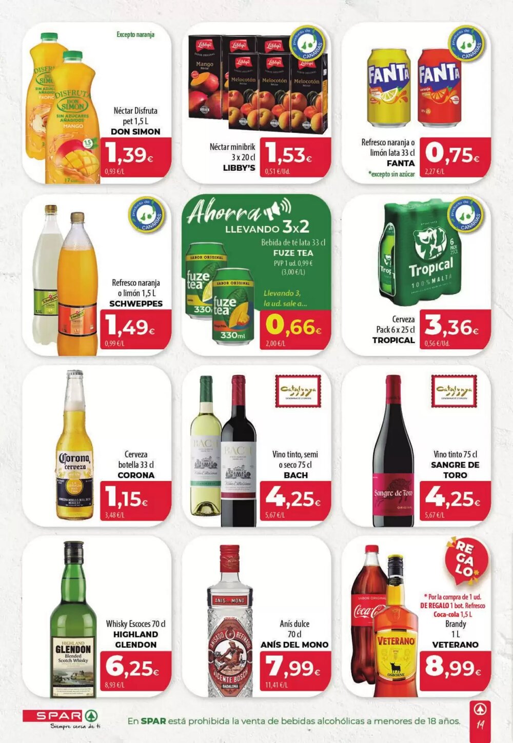 Folleto promocional de Spar válido desde el 14/01/2026 - Página 14.