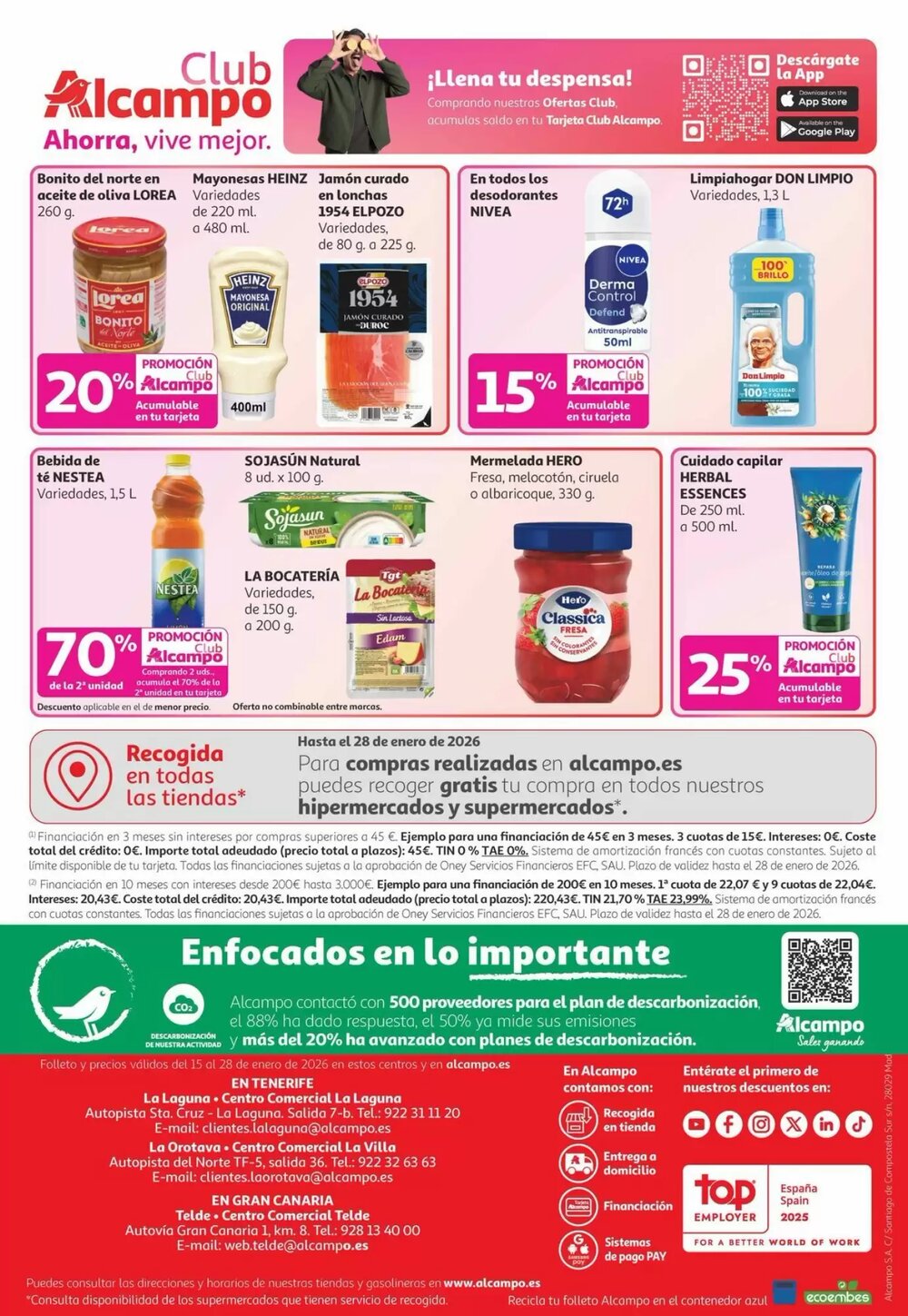 Folleto promocional de Alcampo válido desde el 15/01/2026 - Página 20.