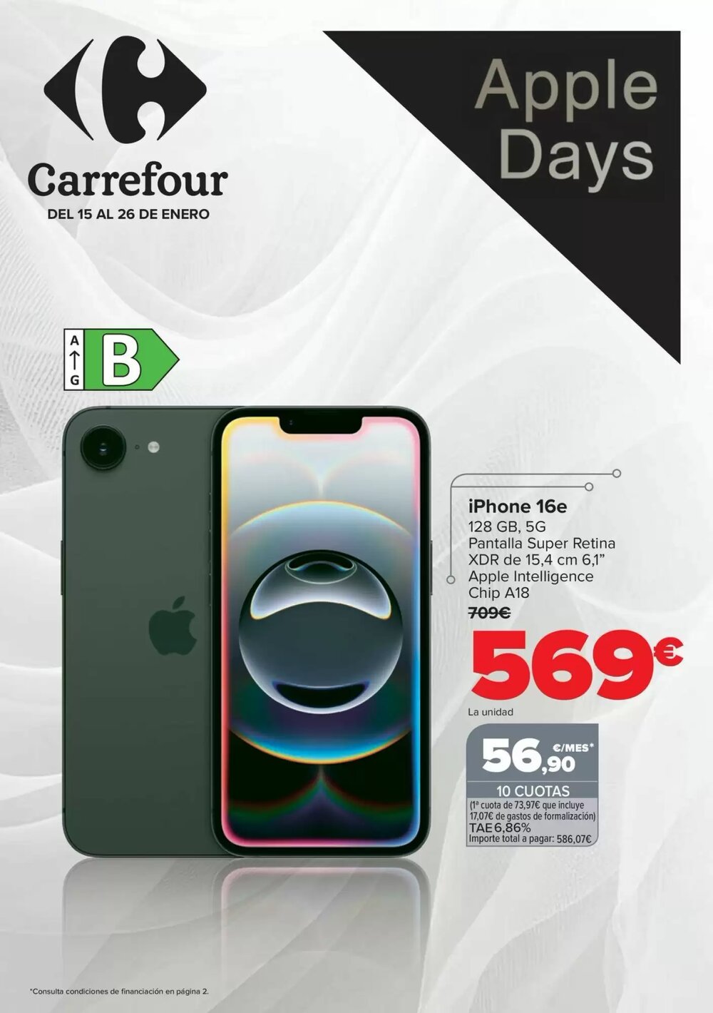 Folleto promocional de Carrefour válido desde el 15/01/2026 - Página 1.