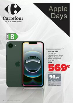 Folleto promocional de Carrefour válido desde el 15/01/2026 - Página 1.