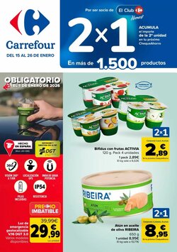 Folleto promocional de Carrefour válido desde el 15/01/2026 - Página 1.
