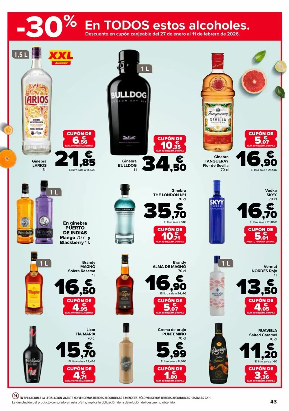 Folleto promocional de Carrefour válido desde el 15/01/2026 - Página 43.