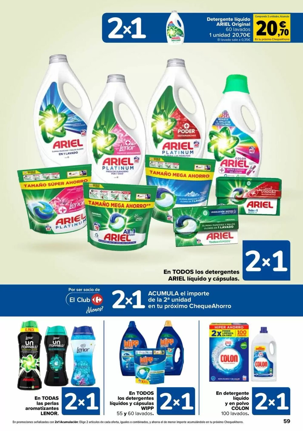 Folleto promocional de Carrefour válido desde el 15/01/2026 - Página 59.