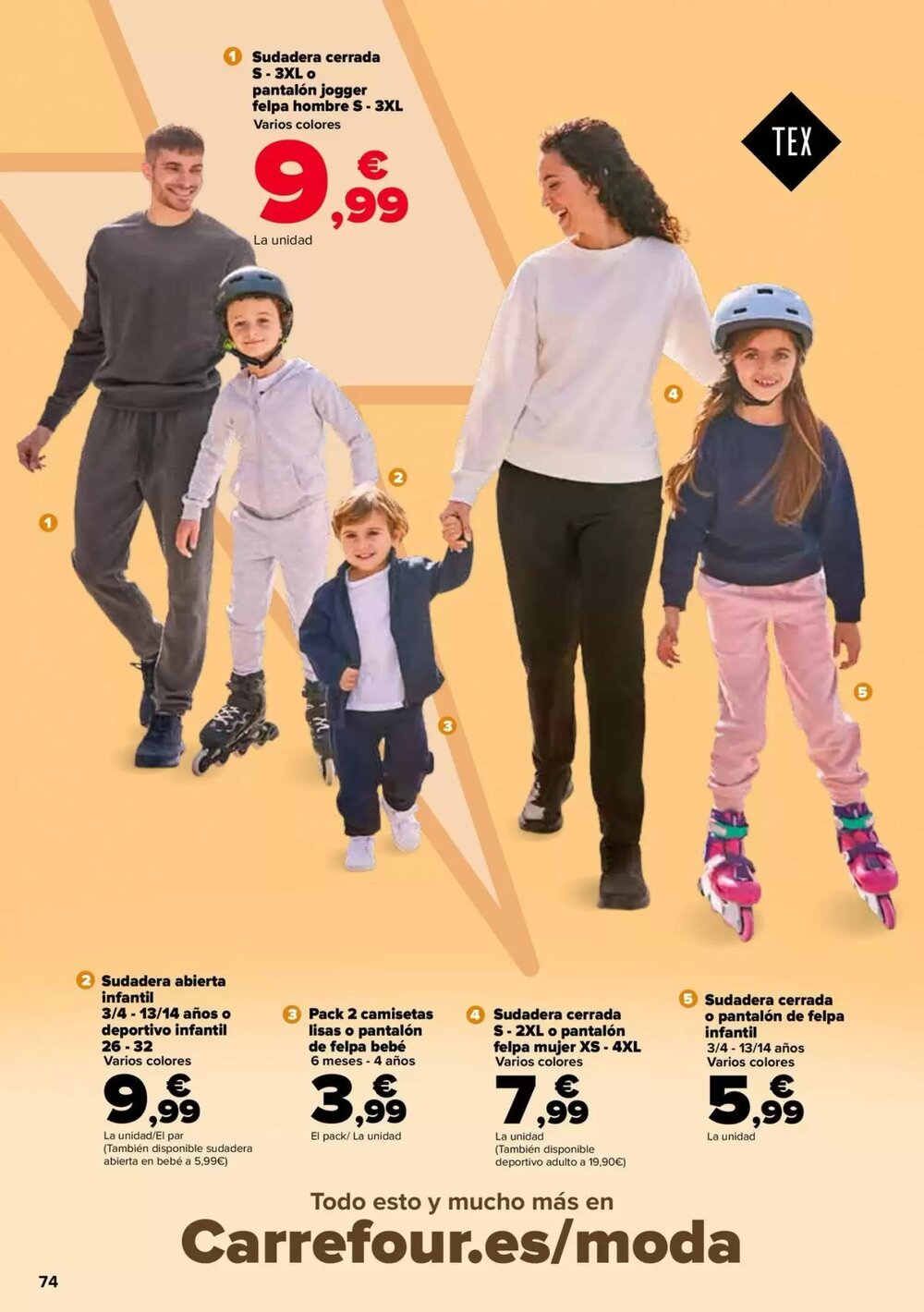 Folleto promocional de Carrefour válido desde el 15/01/2026 - Página 74.