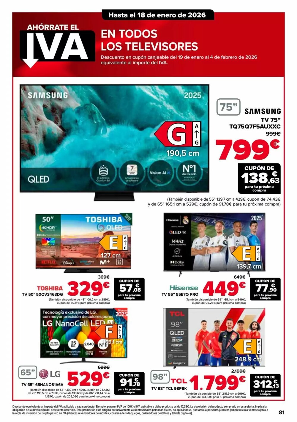 Folleto promocional de Carrefour válido desde el 15/01/2026 - Página 81.