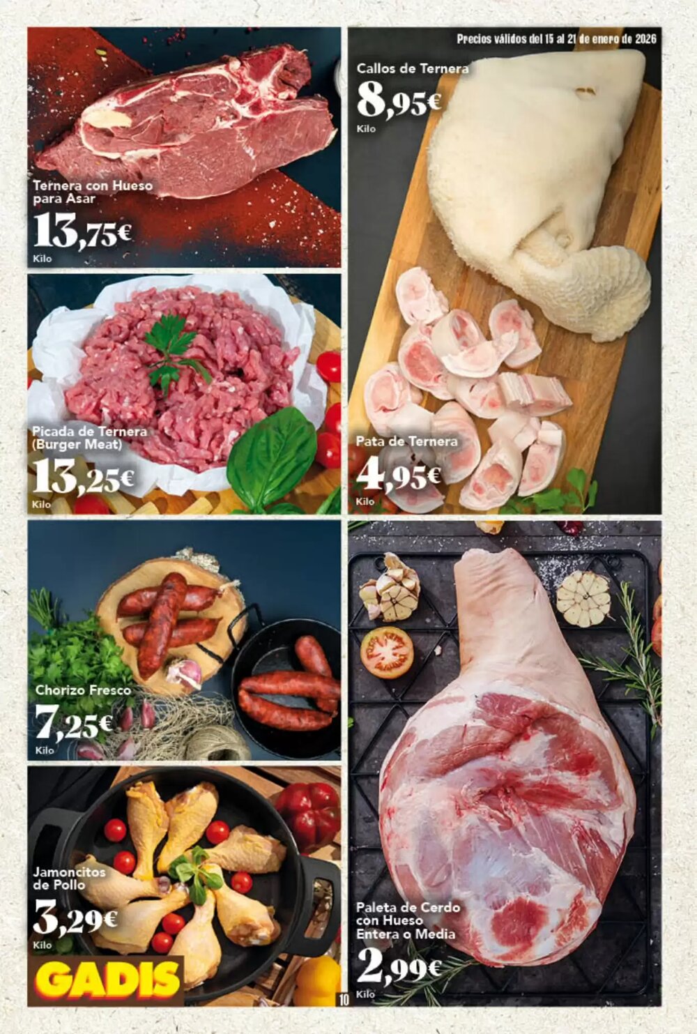 Folleto promocional de Gadis válido desde el 15/01/2026 - Página 10.