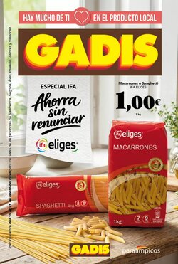 Folleto promocional de Gadis válido desde el 15/01/2026 - Página 1.