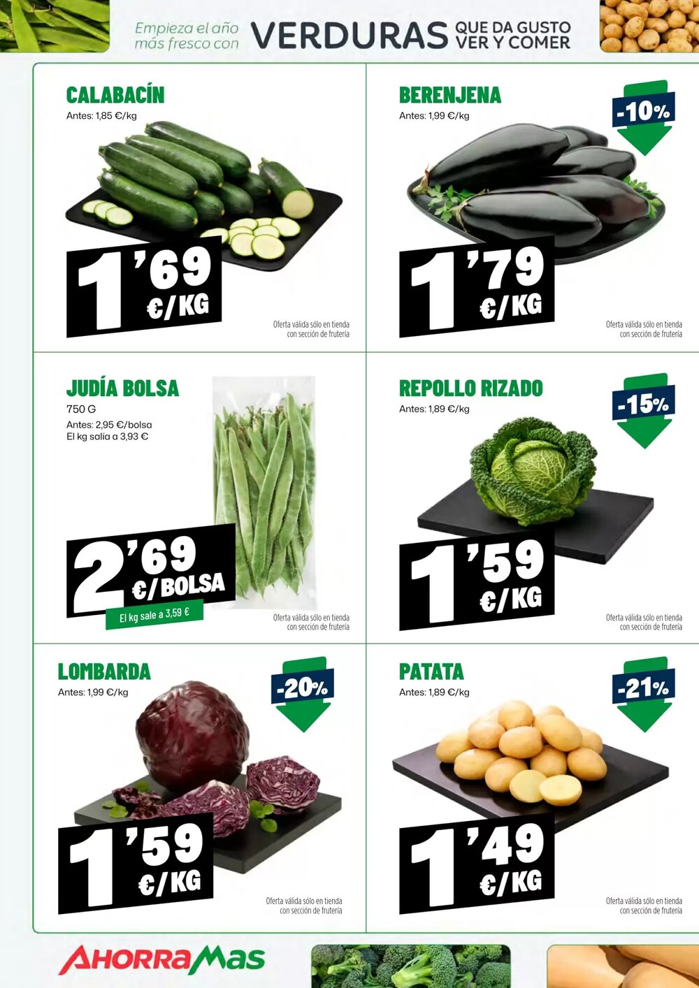 Folleto promocional de AhorraMas válido desde el 15/01/2026 - Página 8.