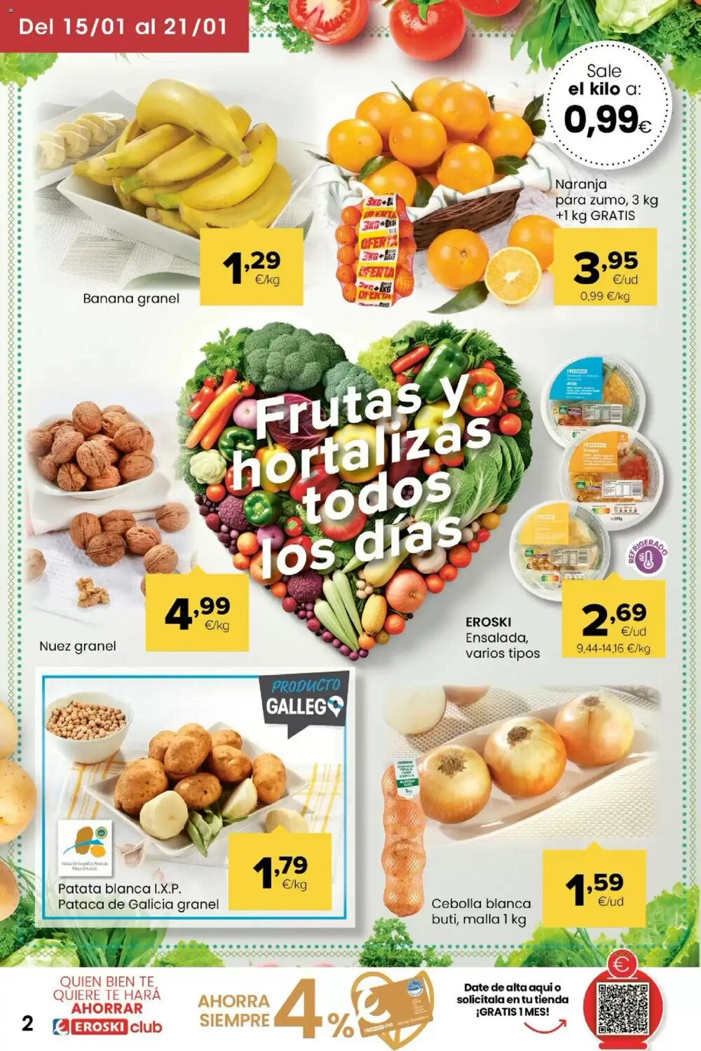 Folleto promocional de Autoservicios Familia válido desde el 15/01/2026 - Página 2.