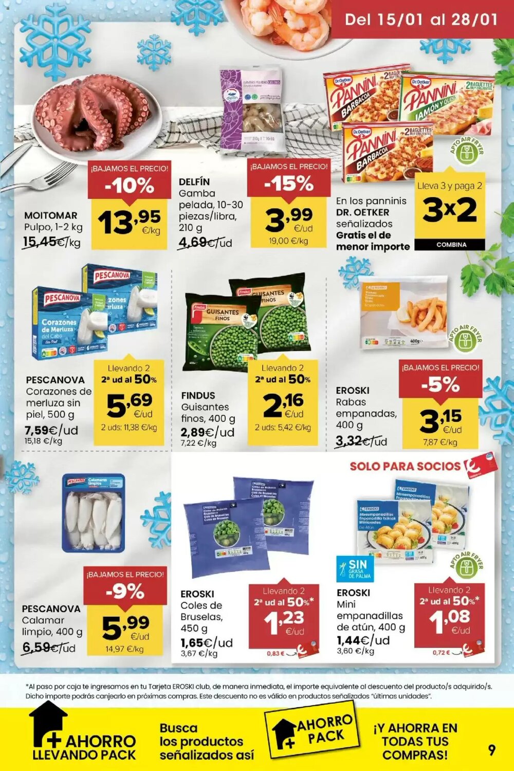 Folleto promocional de Autoservicios Familia válido desde el 15/01/2026 - Página 9.