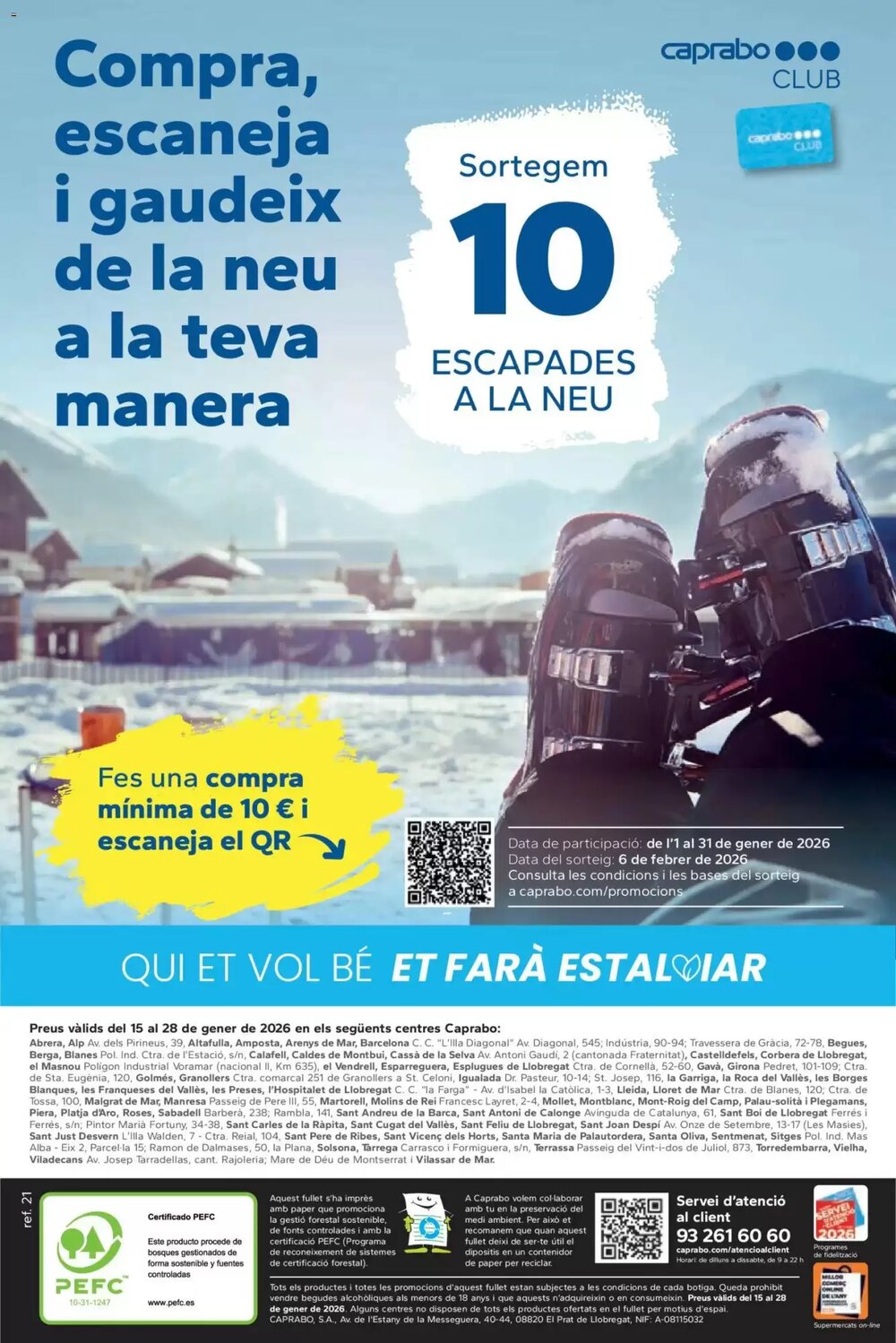 Folleto promocional de Caprabo válido desde el 15/01/2026 - Página 16.