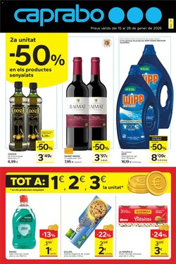 Folleto promocional de Caprabo válido desde el 15/01/2026 - Página 1.