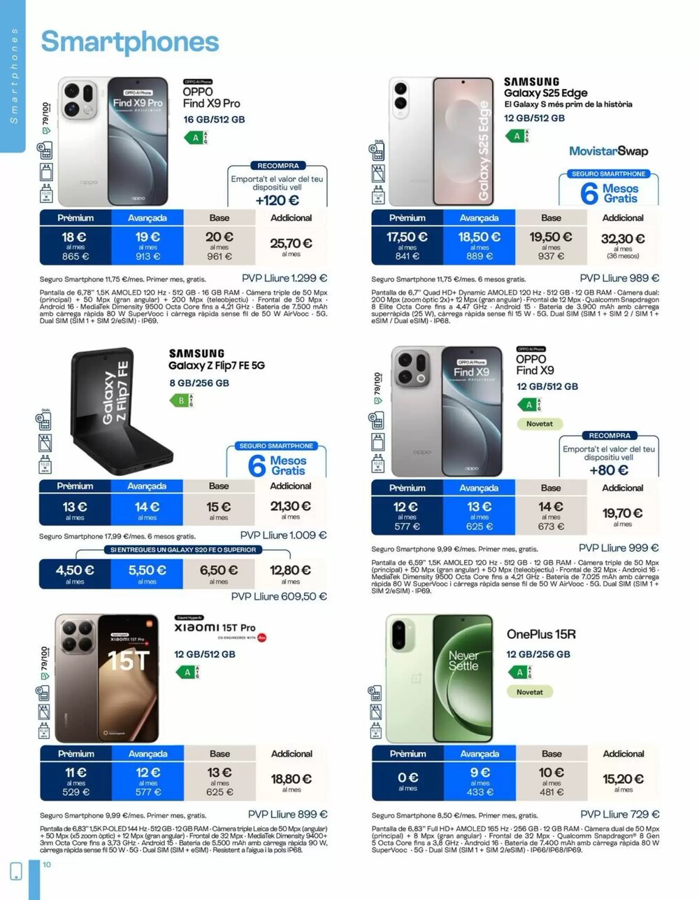 Folleto promocional de Movistar válido desde el 15/01/2026 - Página 10.