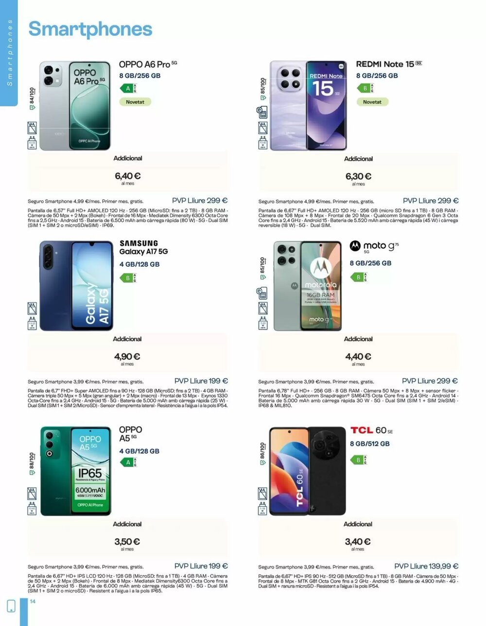 Folleto promocional de Movistar válido desde el 15/01/2026 - Página 14.